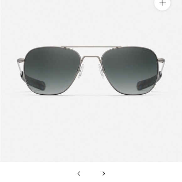 Randolph Aviator Satin Gunmetal & Polarized Slate - Picture 2 of 14